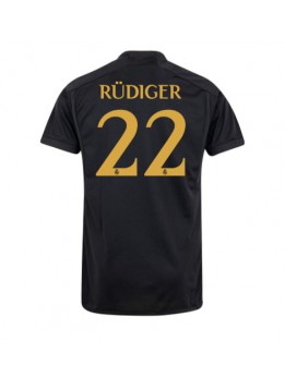 Moški Nogometna dresi replika Real Madrid Antonio Rudiger #22 Tretji 2023-24 Kratek rokav